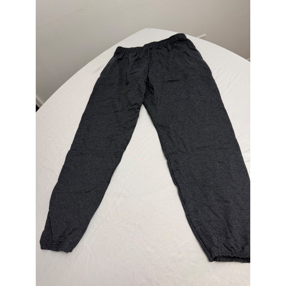 Athletic Works Mens Fleece Jogger Sweatpants Charcoal Gray Heather Size L 36-38